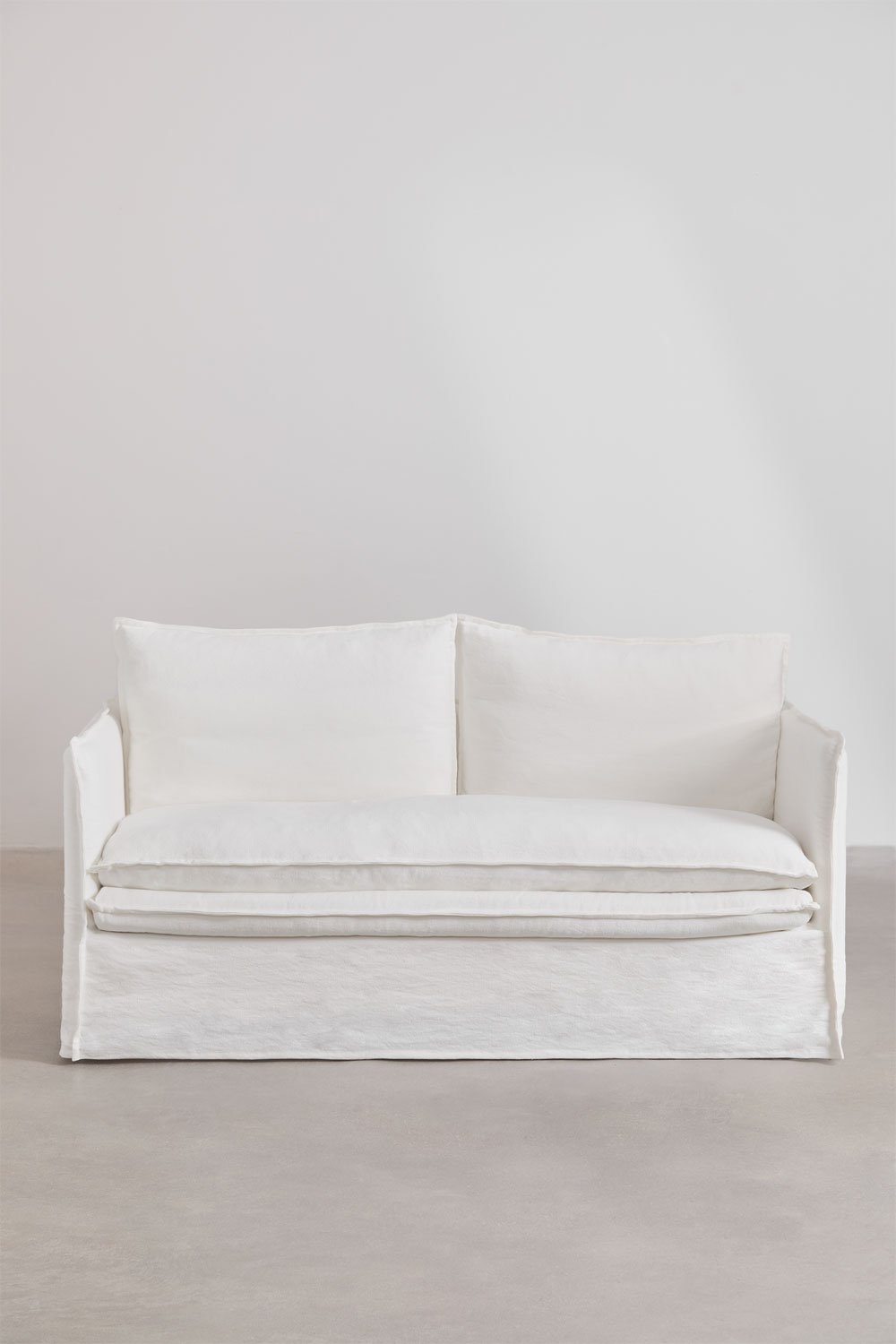 Grace 2-seater sofa in linen and cotton, gallery image 5