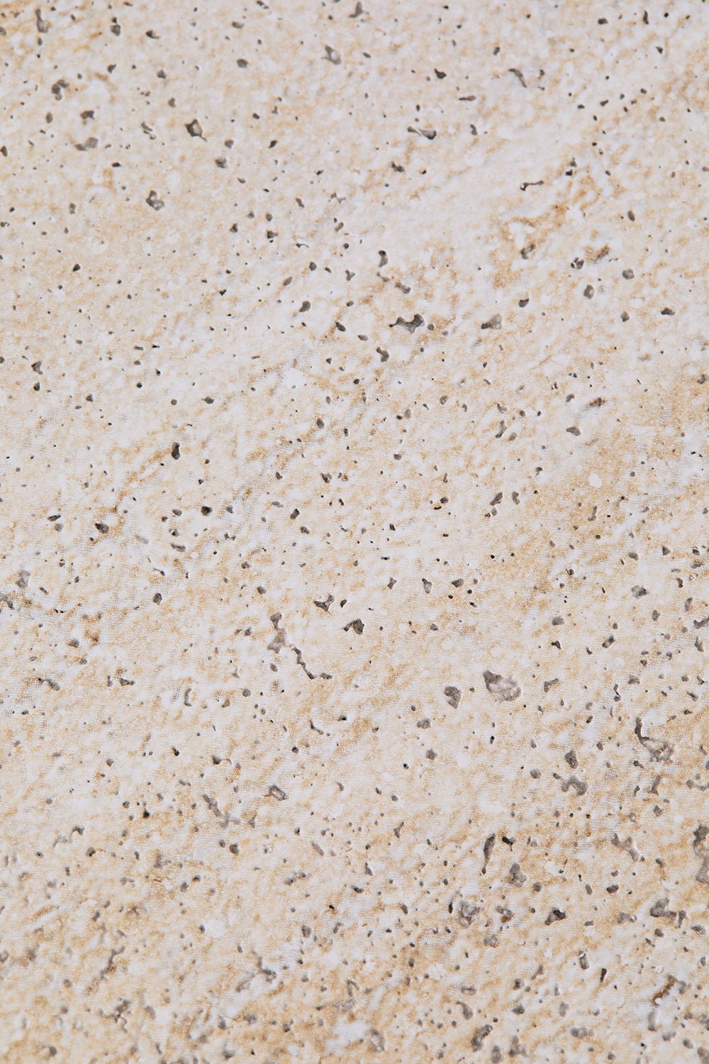 Grebik round side table in travertine-look cement, gallery image 5