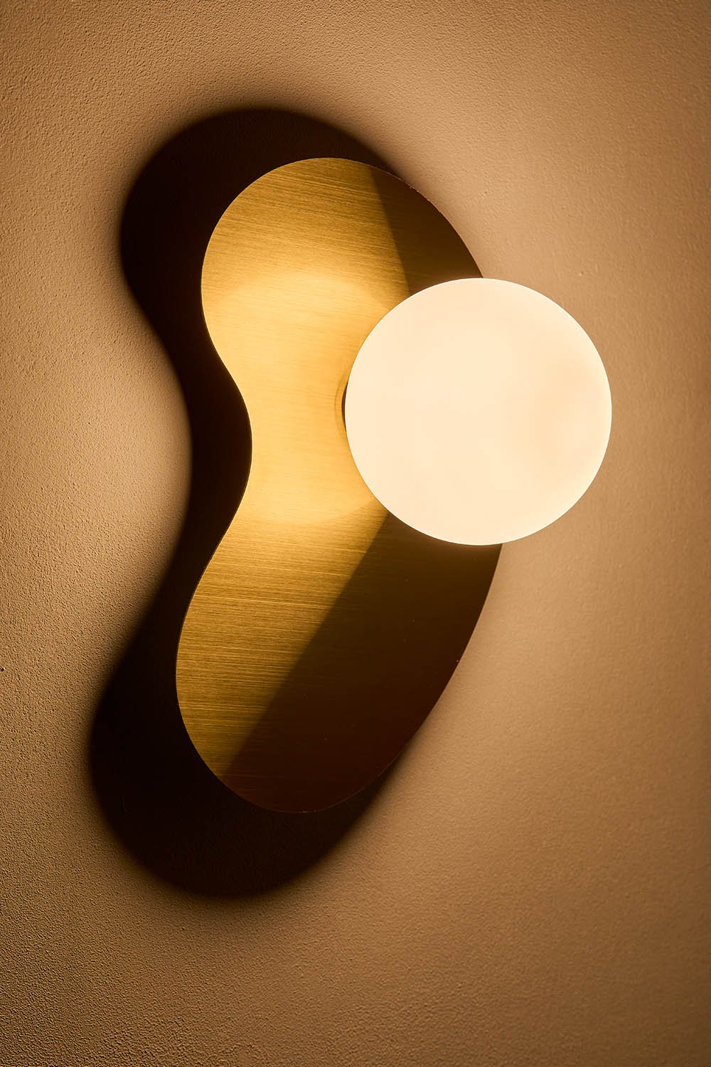 Travis Crystal Ball Stainless Steel Bathroom Wall Sconce, gallery image 3