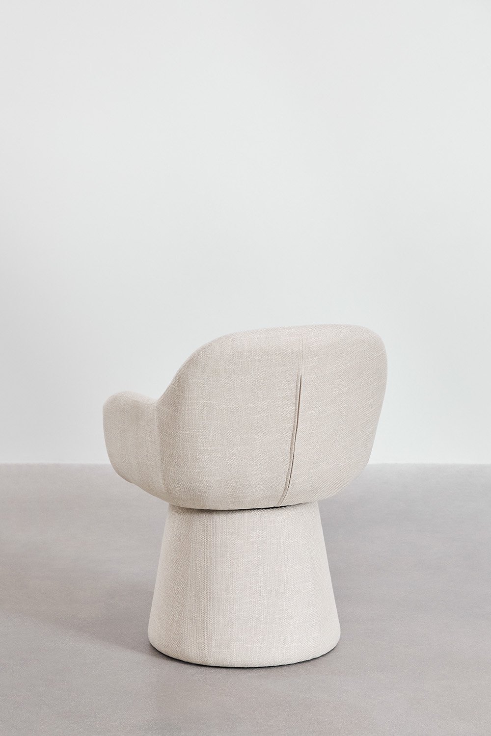 Erica upholstered swivel dining chair with armrests, gallery image 6