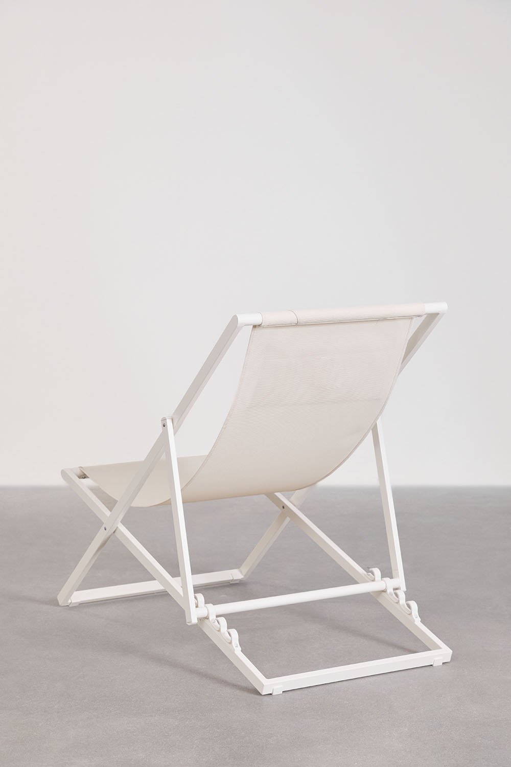 Jensy steel folding loungers with cushion, pack of 2, gallery image 4