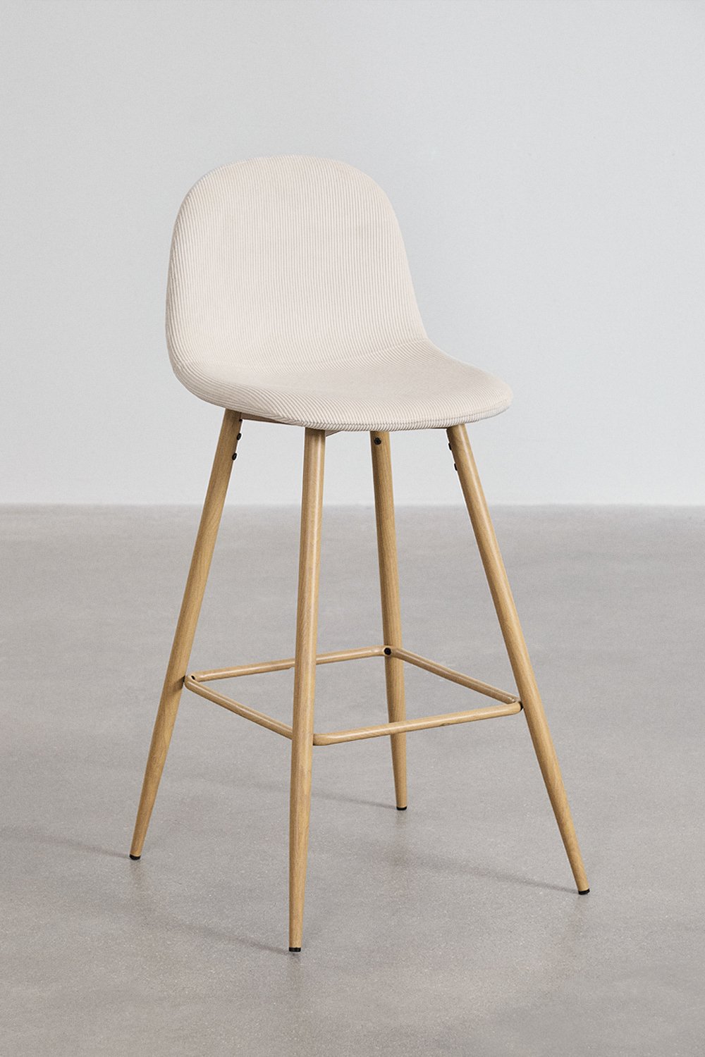 Pack of 2 High Stools in Glamm Corduroy, gallery image 1