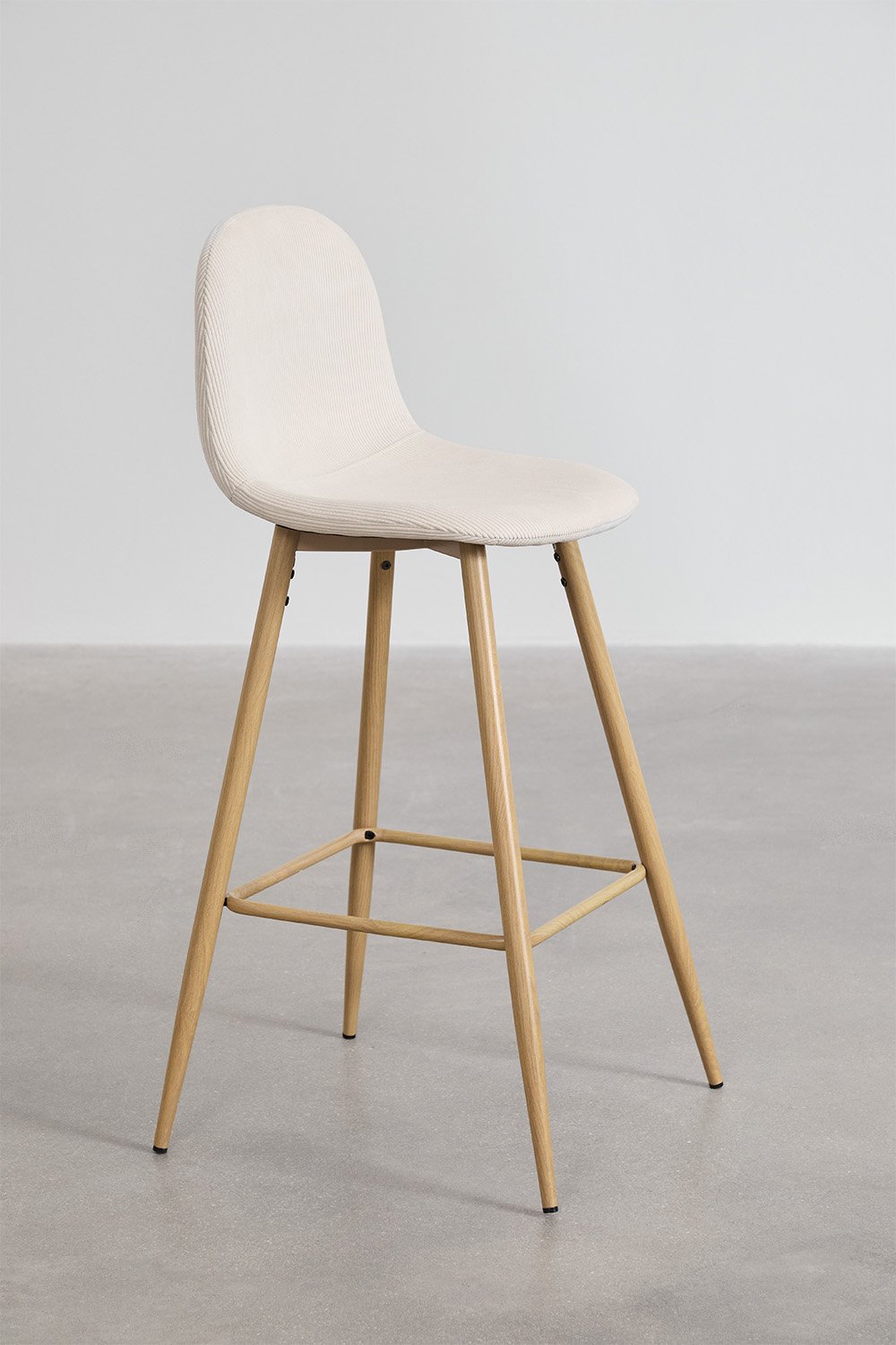 Pack of 2 High Stools in Glamm Corduroy, gallery image 2