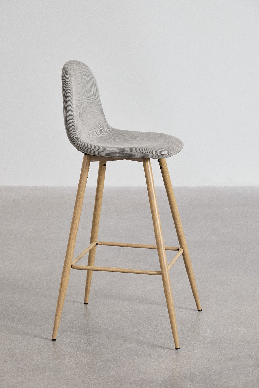 Pack of 2 High Stools in Glamm Corduroy, gallery image 2