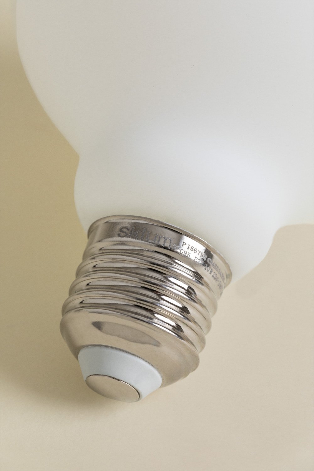 LED Bulb E27 G95 10W Opal, gallery image 2