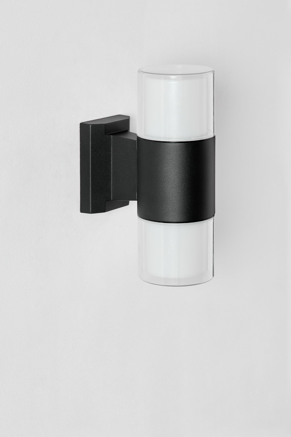 LED outdoor wall light in aluminum with 2 Fialon light points   , gallery image 2