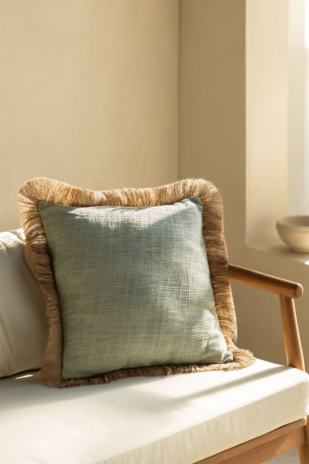 Square cotton cushion (45x45 cm) Paraiba, gallery image 1