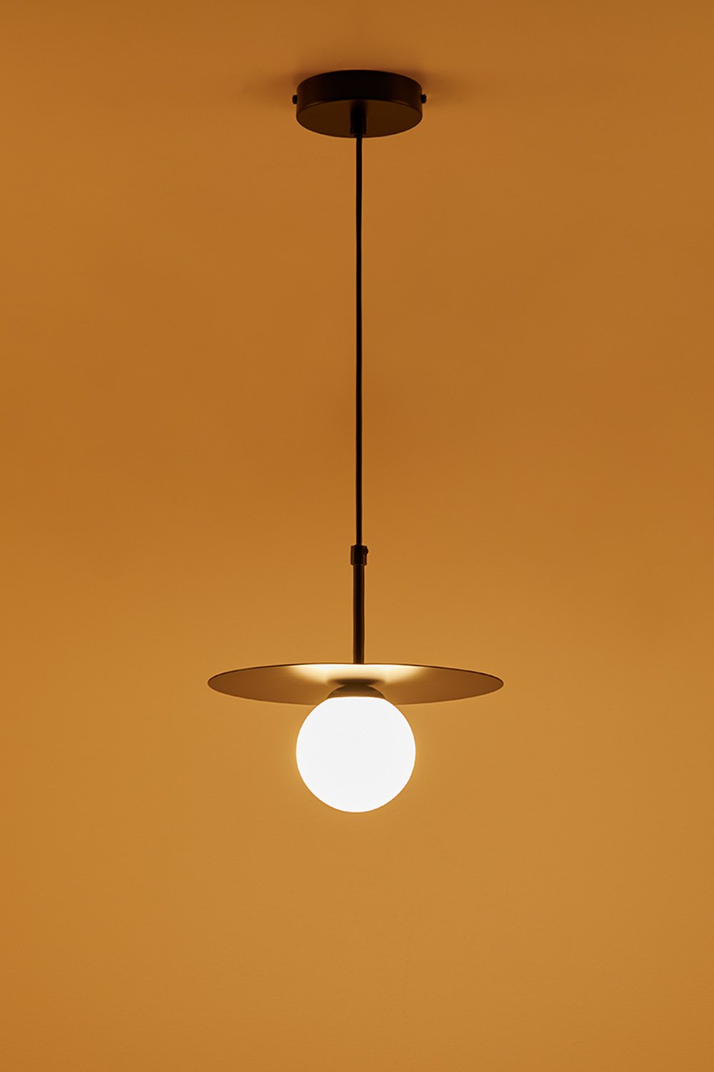 Jorien hanging ceiling lamp with crystal ball, gallery image 2