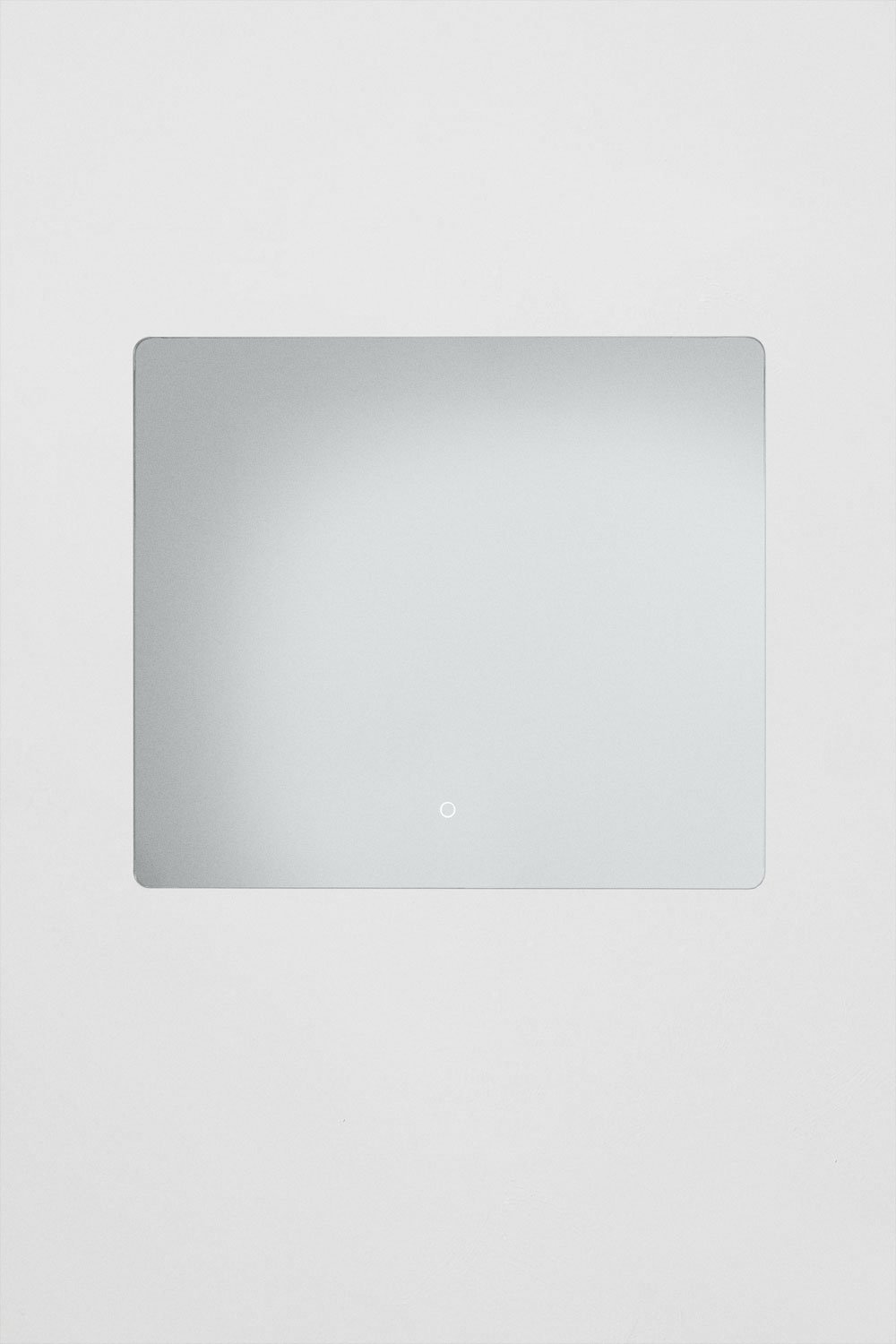 Rectangular Bathroom Mirror with LED Light (80x70 cm) Gualar  , gallery image 1