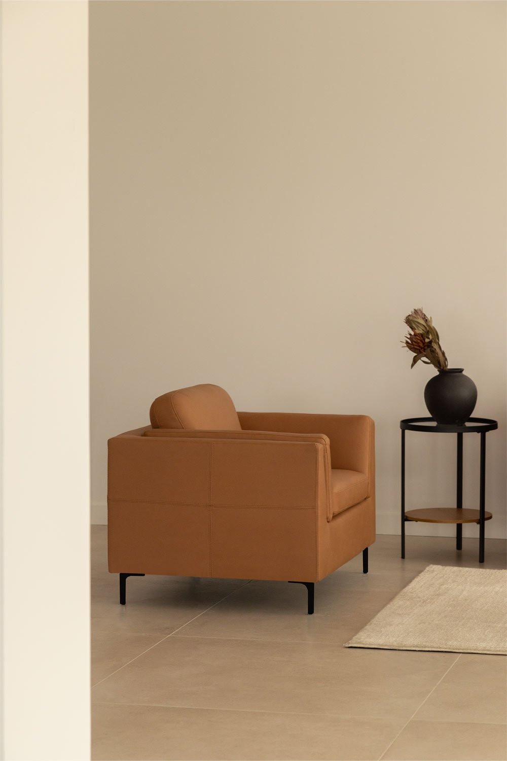 Soren leatherette armchair     , gallery image 1