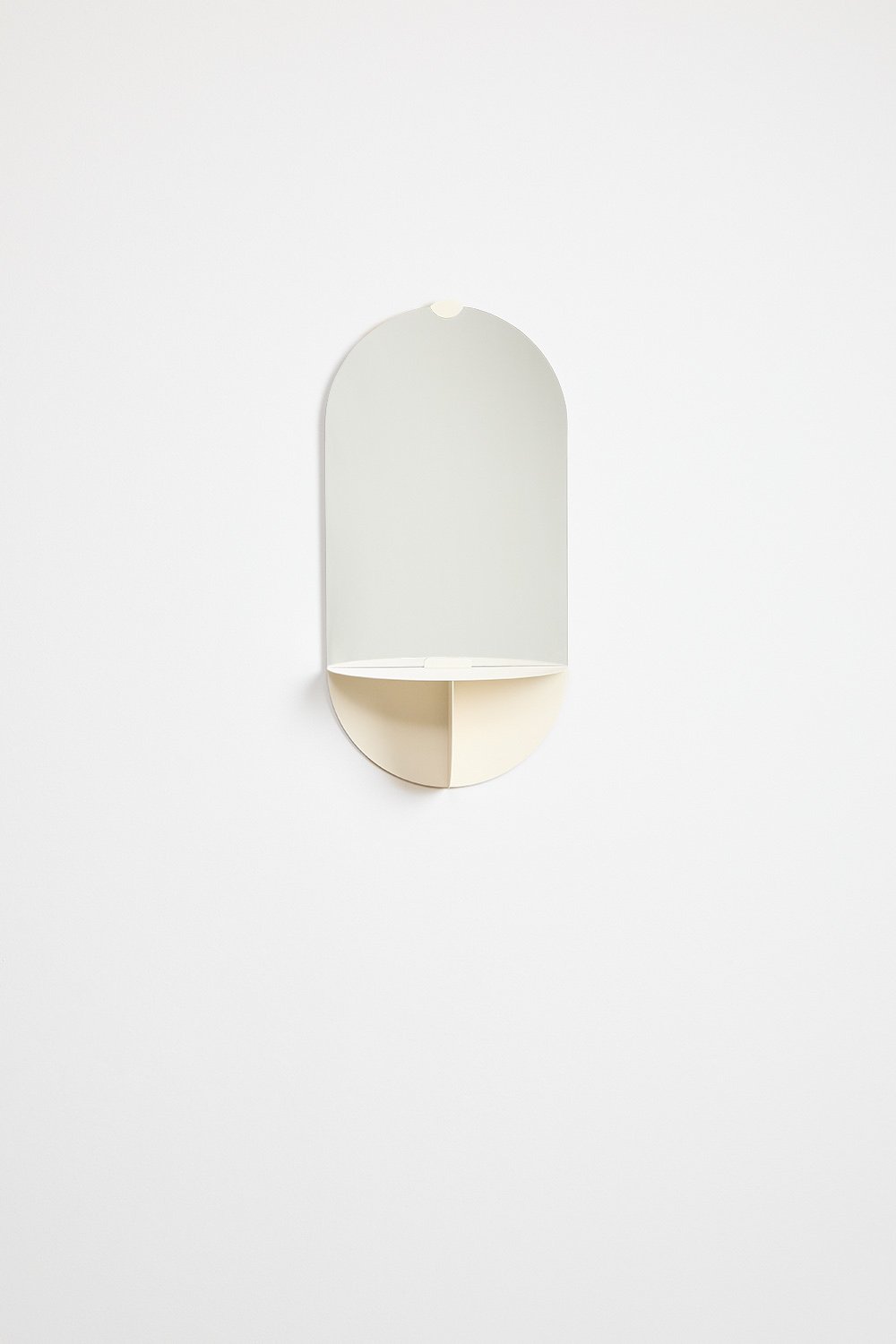 Nubino wall mirror with shelf, gallery image 1