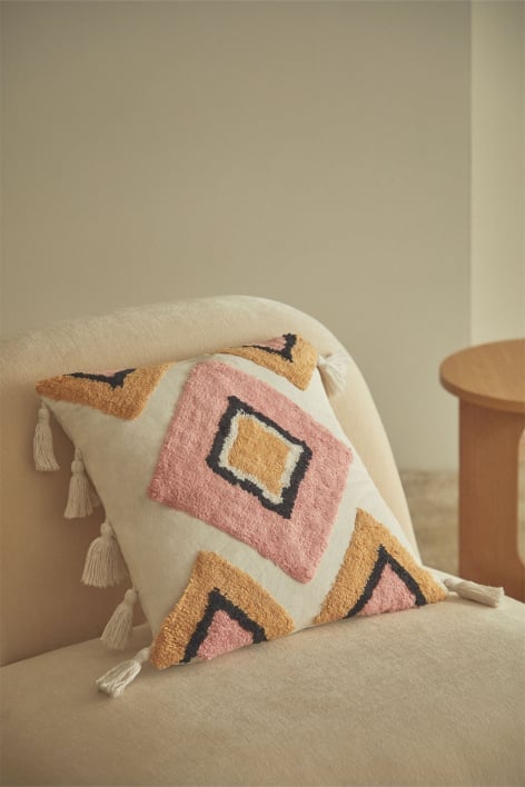 Square Cotton Cushion (45 x 45 cm) Nikos