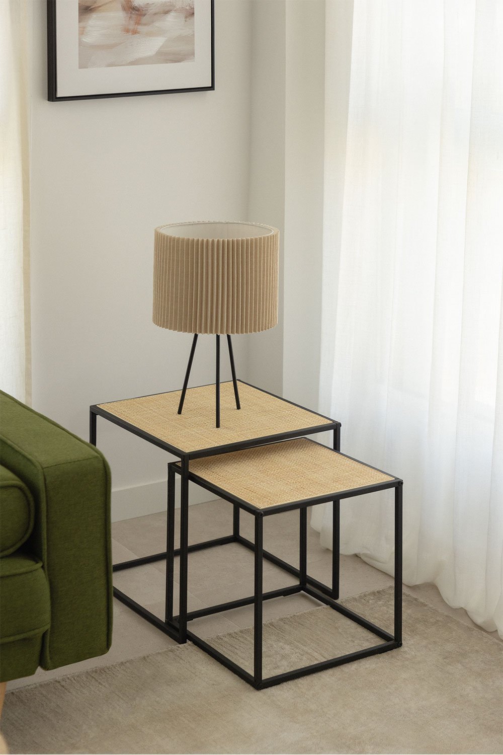 Rattan Nest Tables Daek, gallery image 1