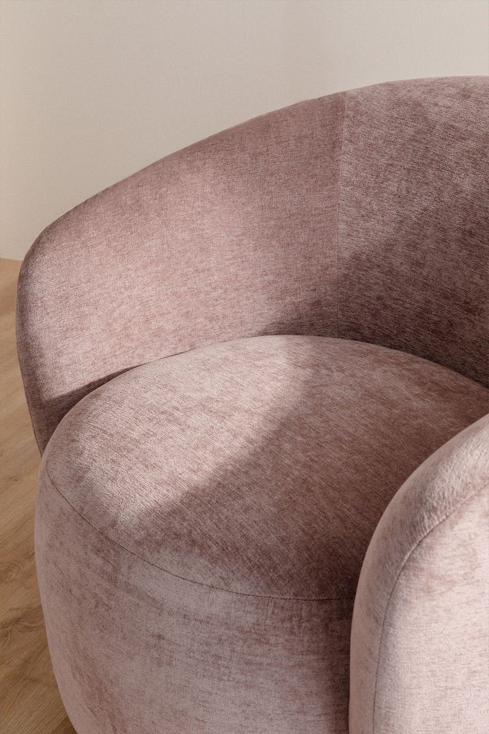 Mieres chenille swivel chair, gallery image 2