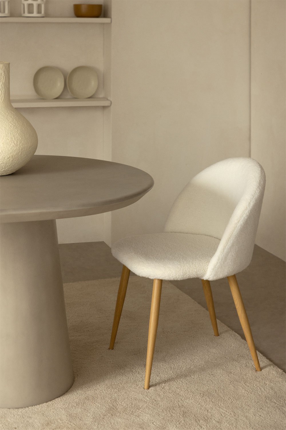 Chenille Dining Chair Kana , gallery image 1