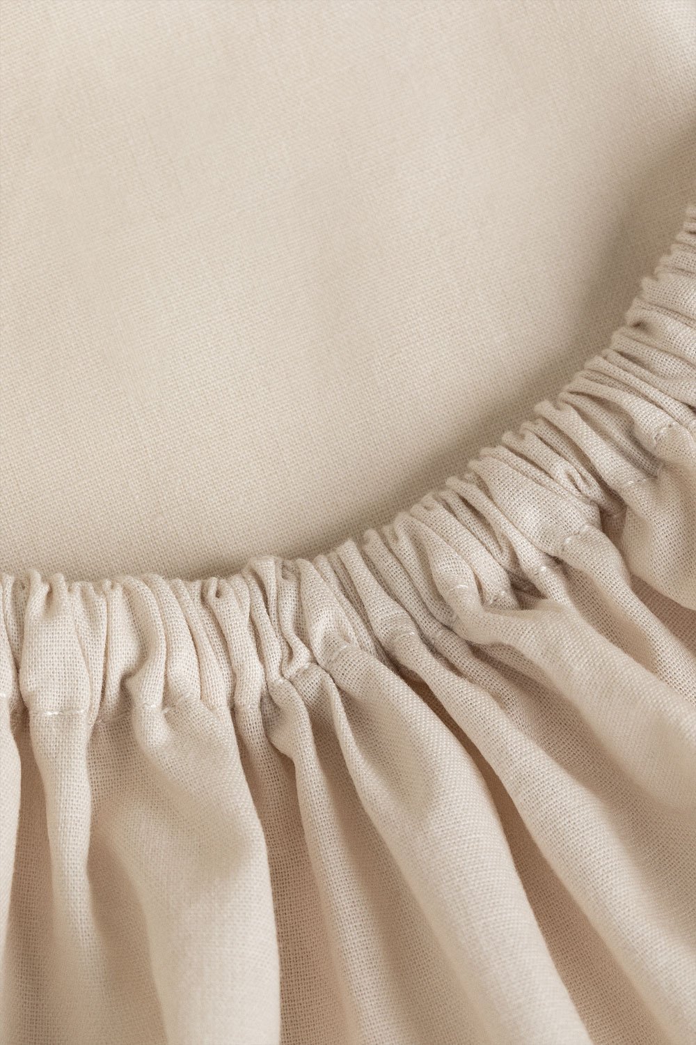 Lesia 180-thread count percale cotton fitted sheet, gallery image 3