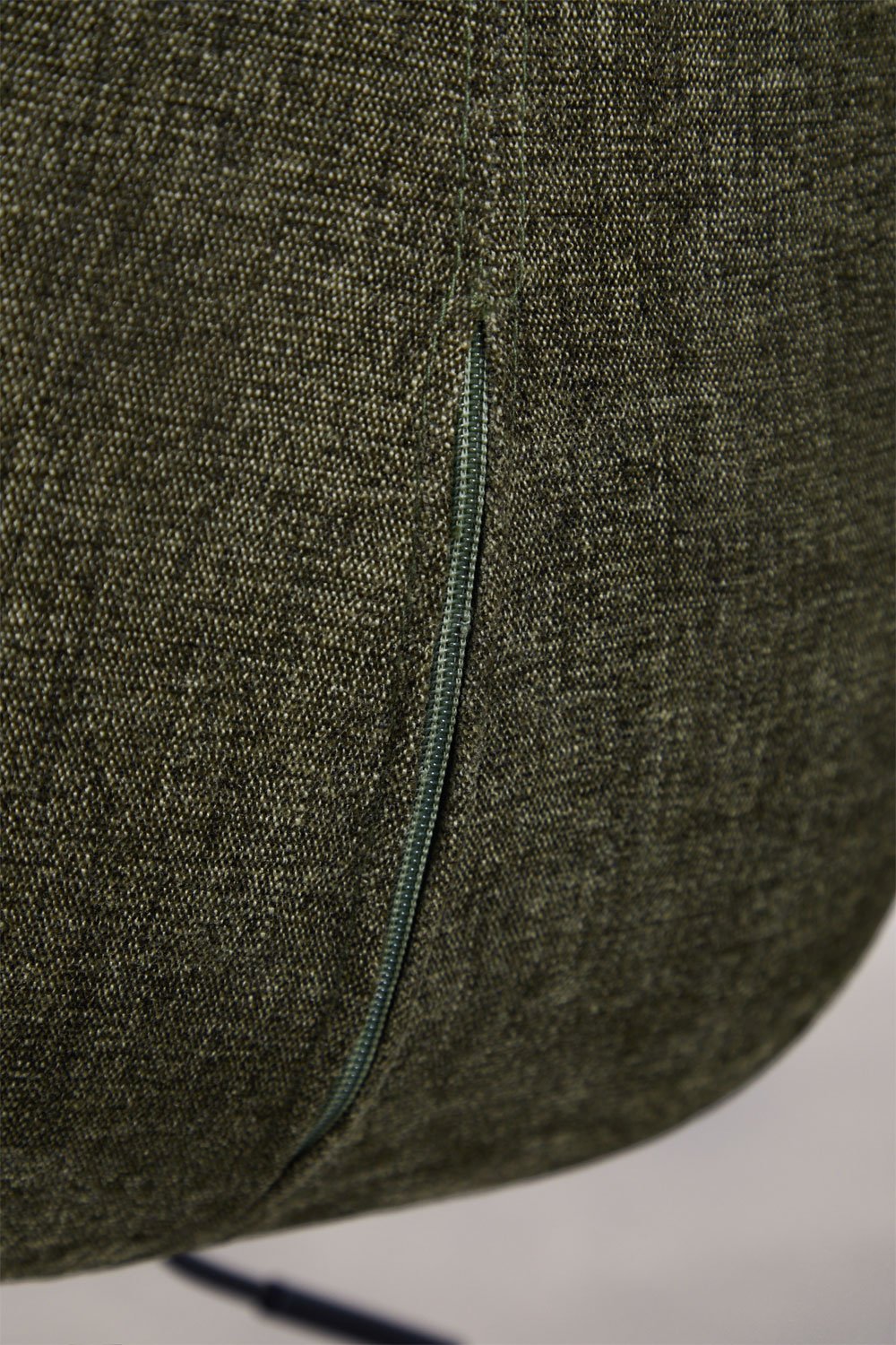 Adjustable high stool with metal and fabric backrest Igarasi, gallery image 8