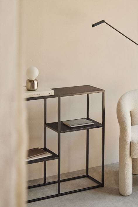 Thura steel shelving - Carbon Black