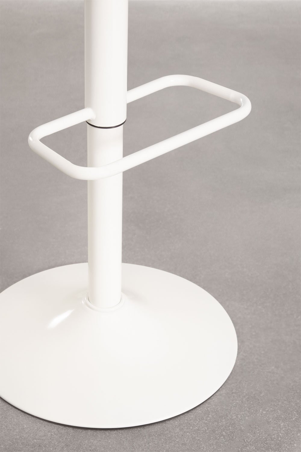 Adjustable high stool with metal and fabric backrest Igarasi, gallery image 9