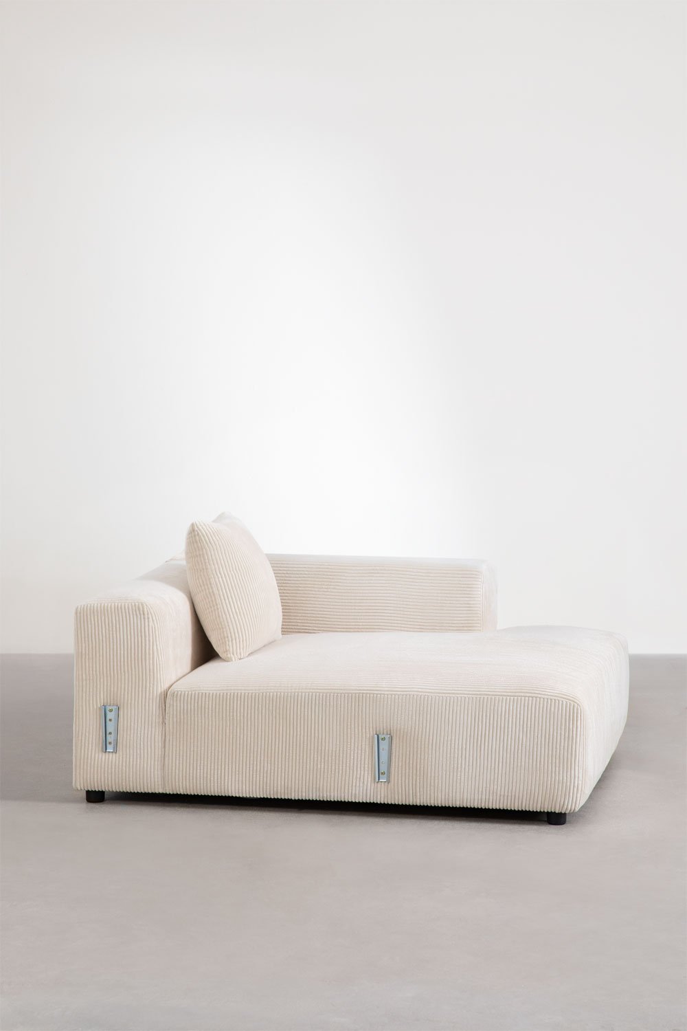 Right chaise longue module with cushion for Bruna modular sofa, gallery image 3