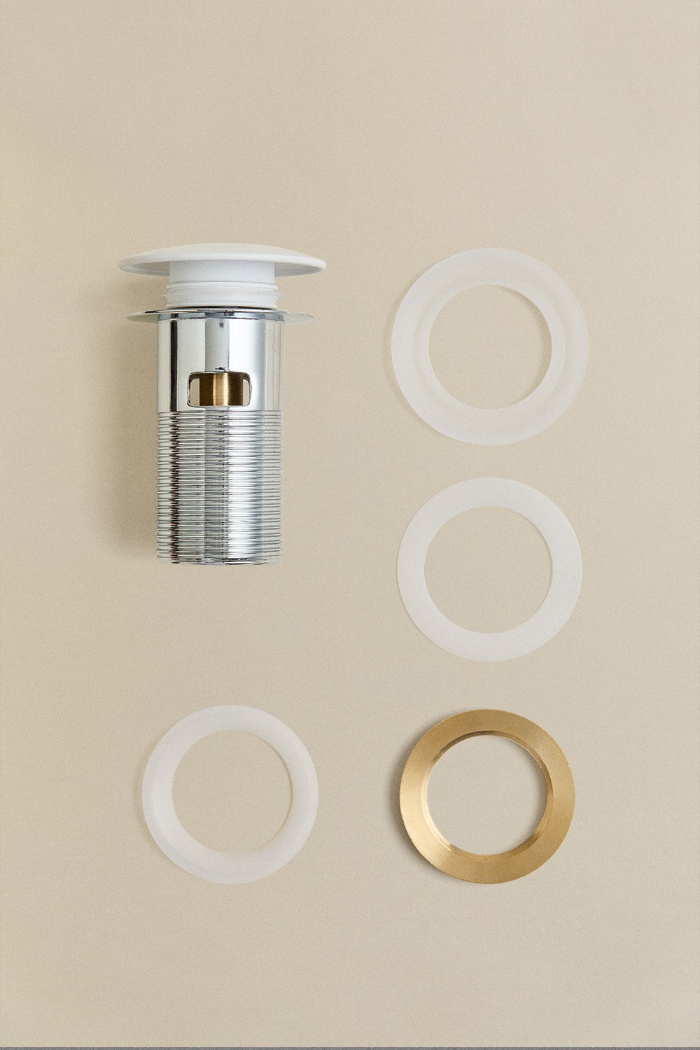 Bathroom furniture set in wood with integrated sink Jacob, gallery image 16