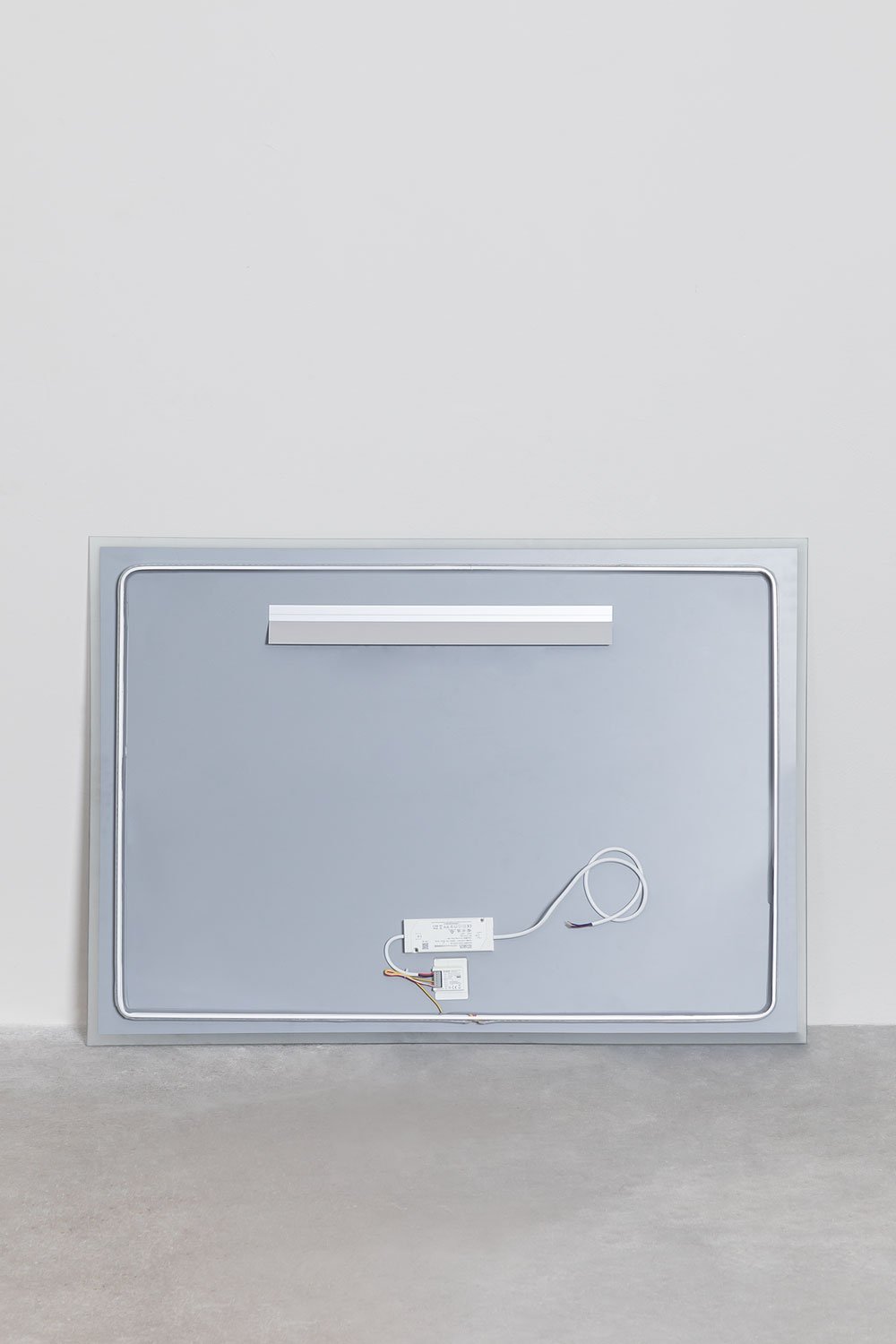 Rectangular wall mirror for bathroom with LED light and anti-fog Riben, gallery image 8