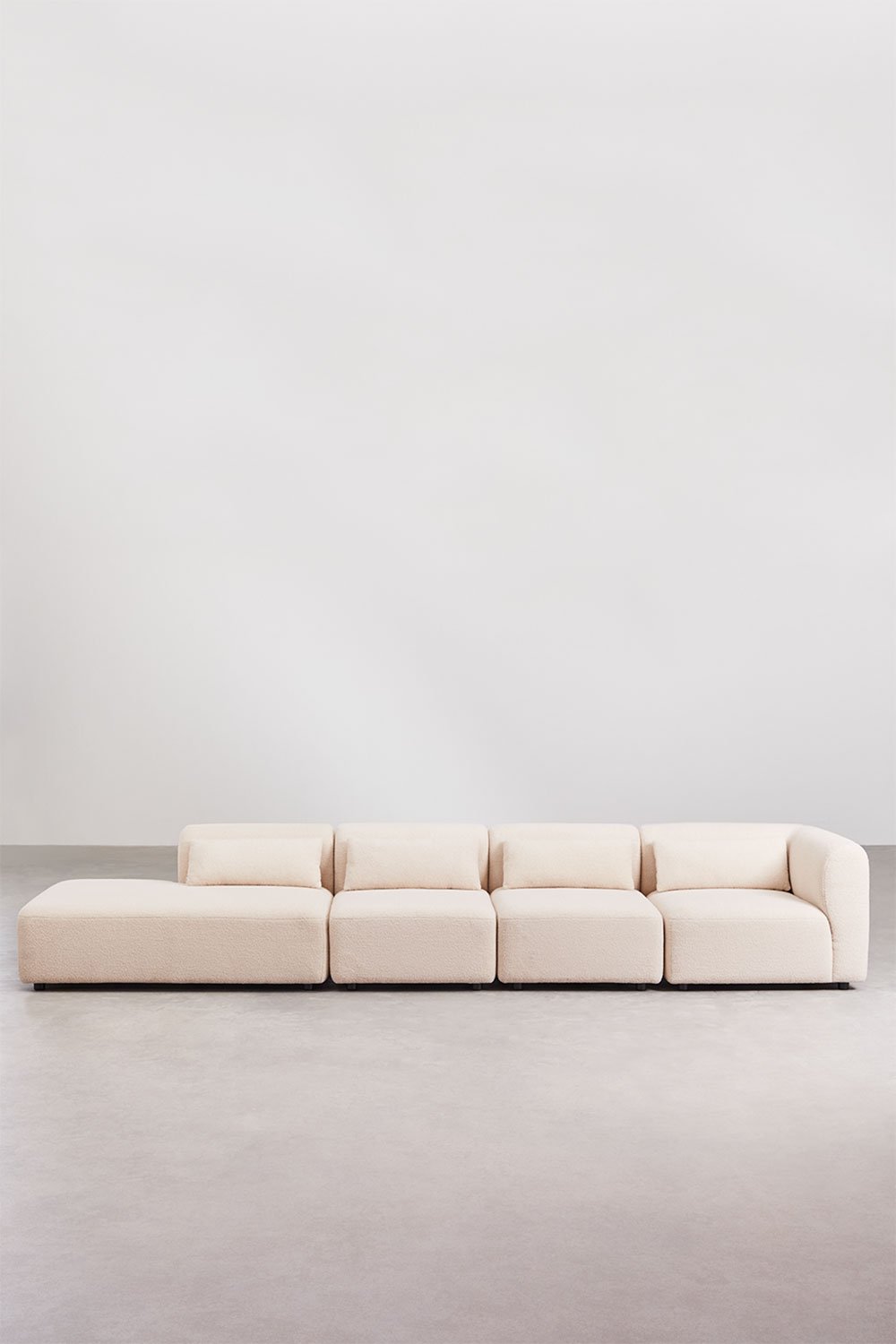 Fogler 4-Piece Modular Corner Sofa with Left Chaise, gallery image 3