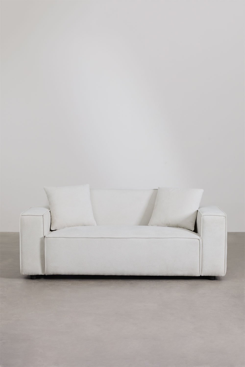 seater sofa in Basian buckle fabric, gallery image 1