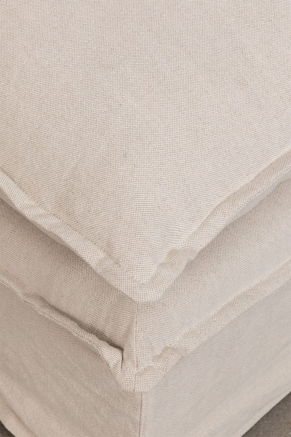 Grace corner armchair in linen and cotton, gallery image 5