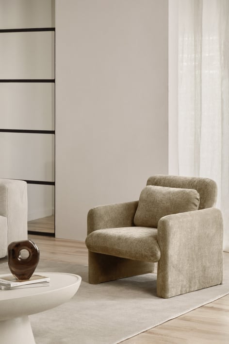 Jeison chenille armchair