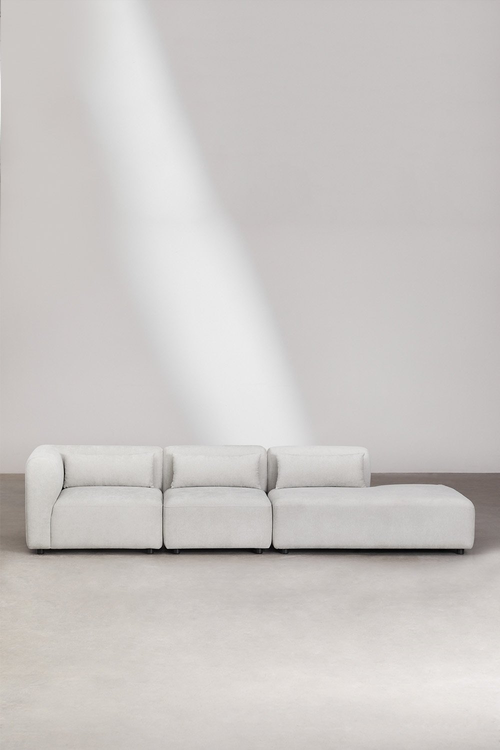 Fogler 3-Piece Modular Corner Sofa with Right Chaise, gallery image 3