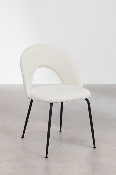 Pack of 2 Glorys Sheepskin Dining Chairs