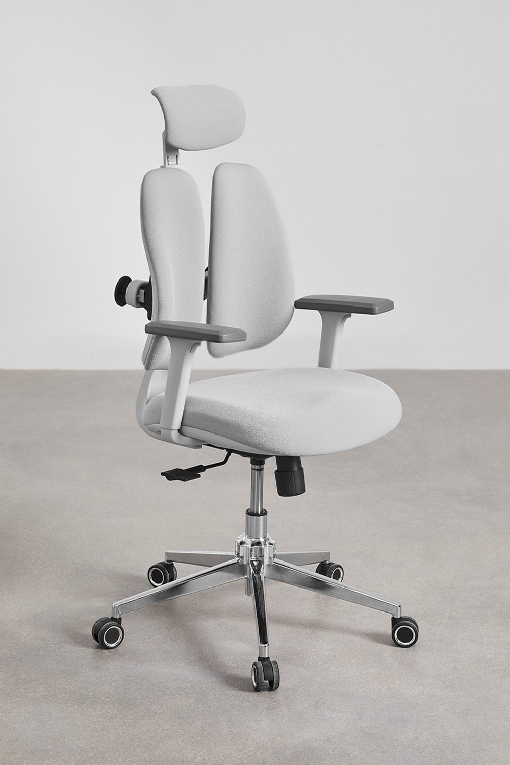 Office chair with wheels and armrests Belcaire, gallery image 1