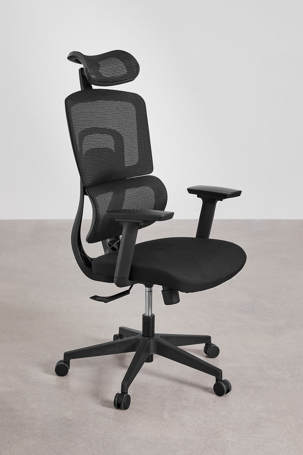 Office chair with wheels and armrests Vignes, gallery image 3