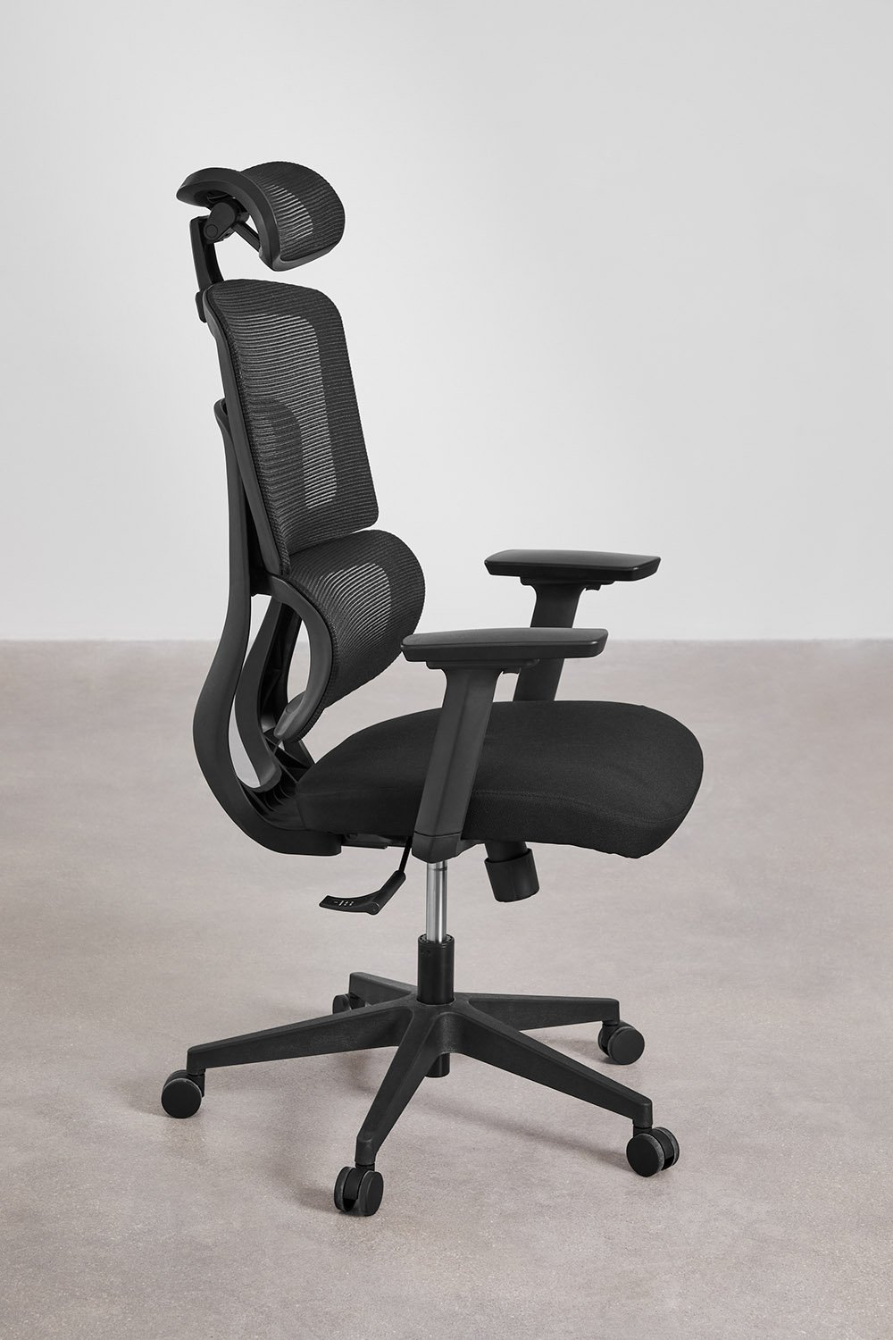 Office chair with wheels and armrests Vignes, gallery image 4