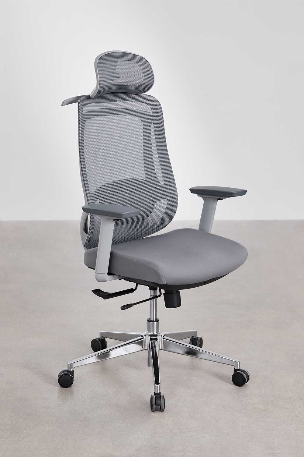 Larinsa office chair with wheels and armrests, gallery image 4