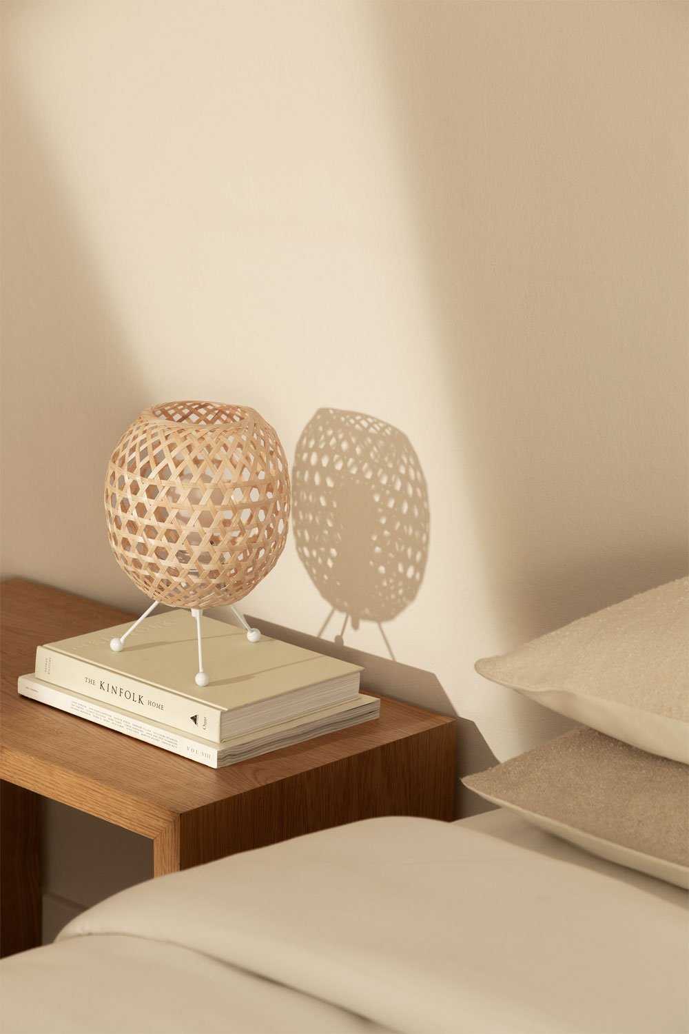 Krisal Rattan Table Lamp, gallery image 1