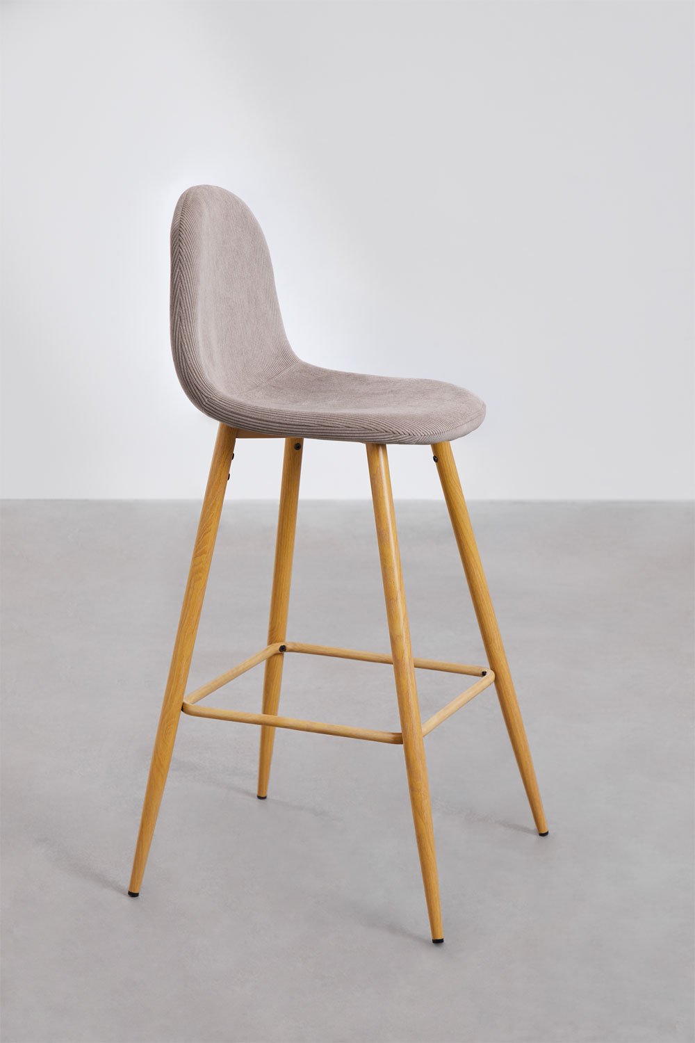 Pack of 4 High Stools in Glamm Corduroy, gallery image 2