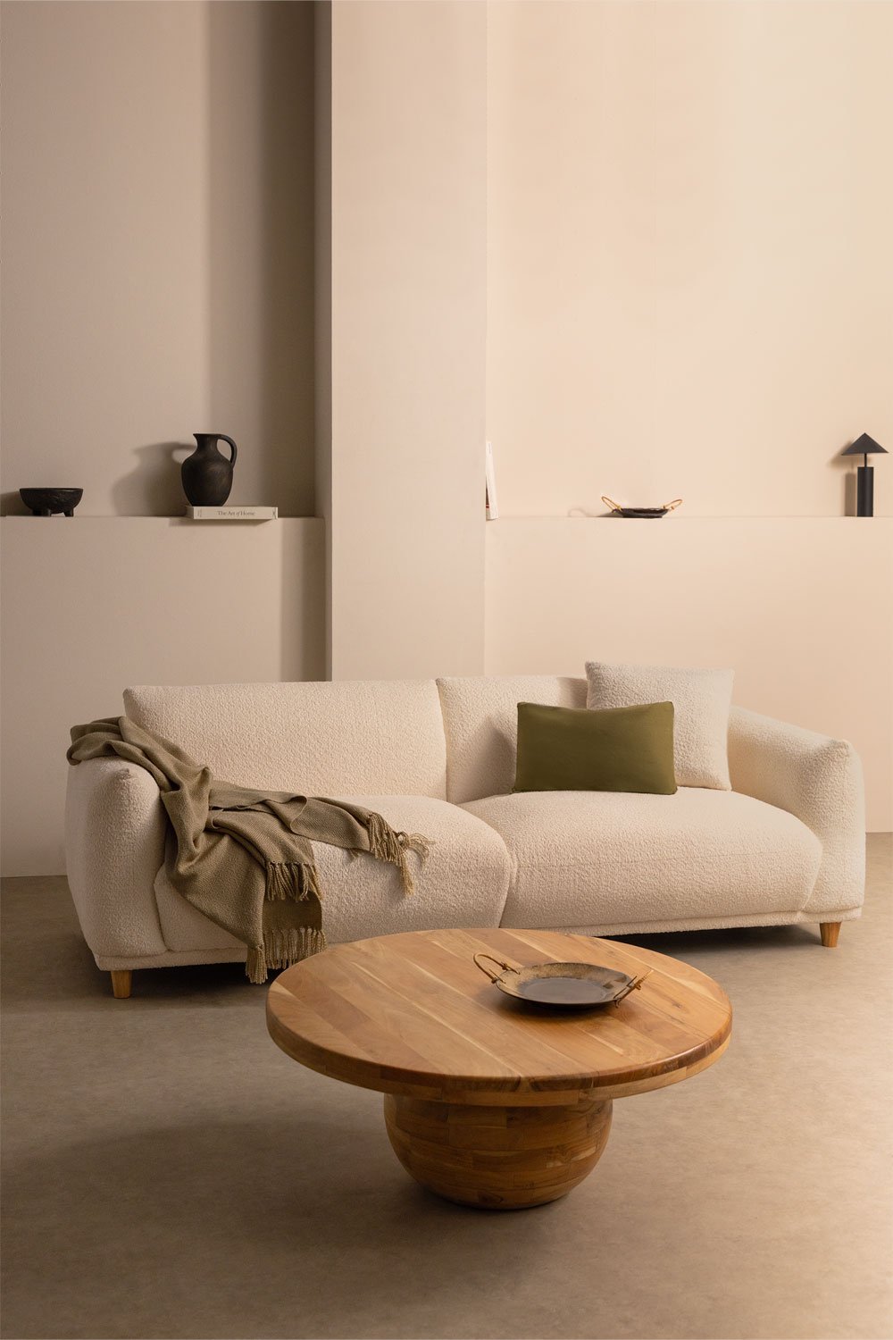 3-seater sofa in Eracli sheepskin, gallery image 1