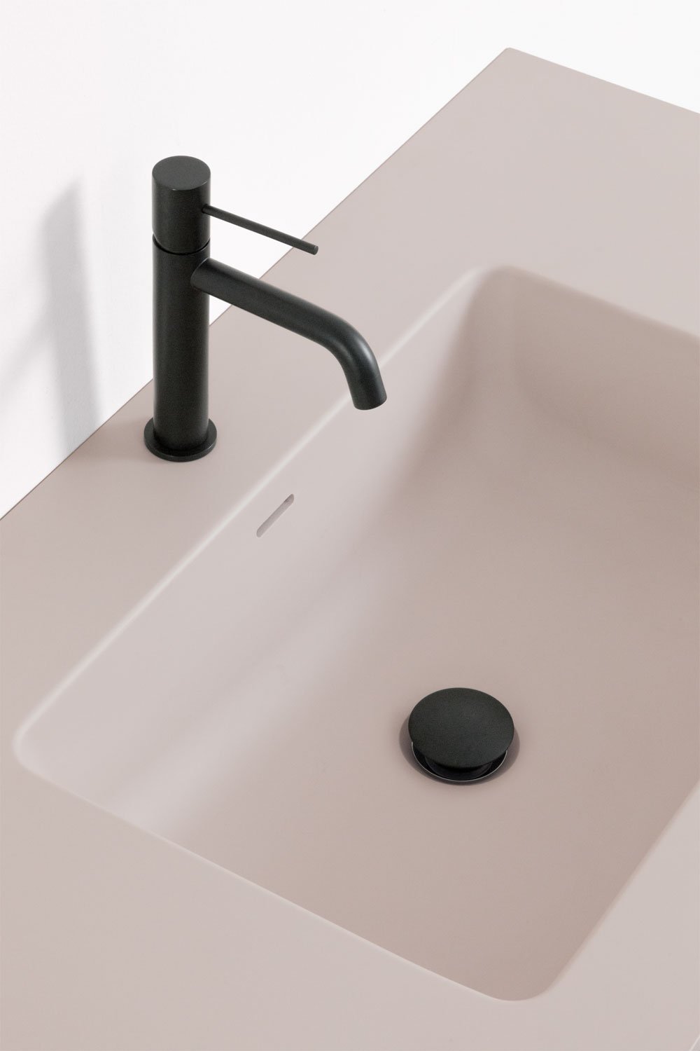 Macrae wooden bathroom furniture set with integrated sink, gallery image 4