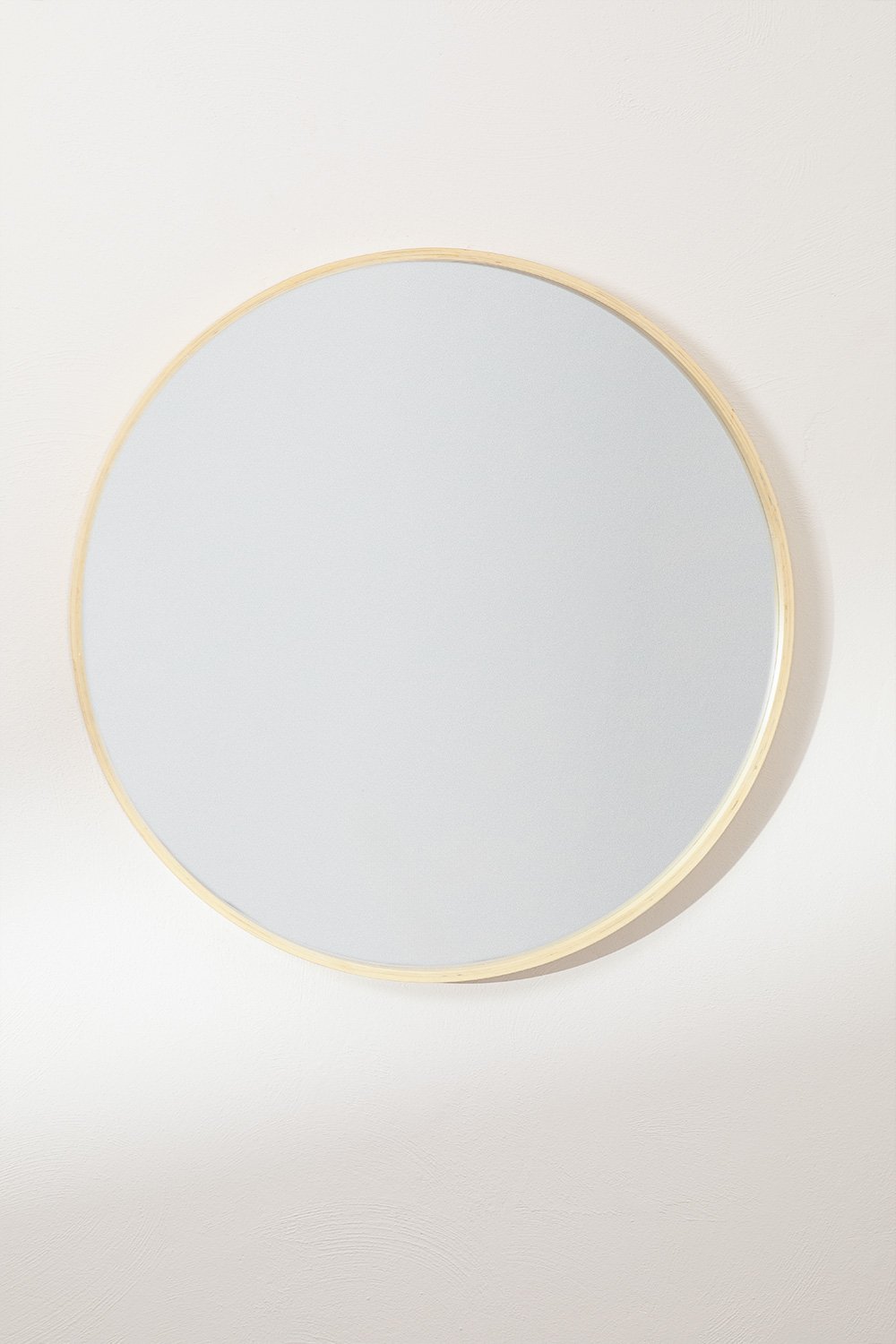 Round Wooden Wall Mirror Yiro, gallery image 2