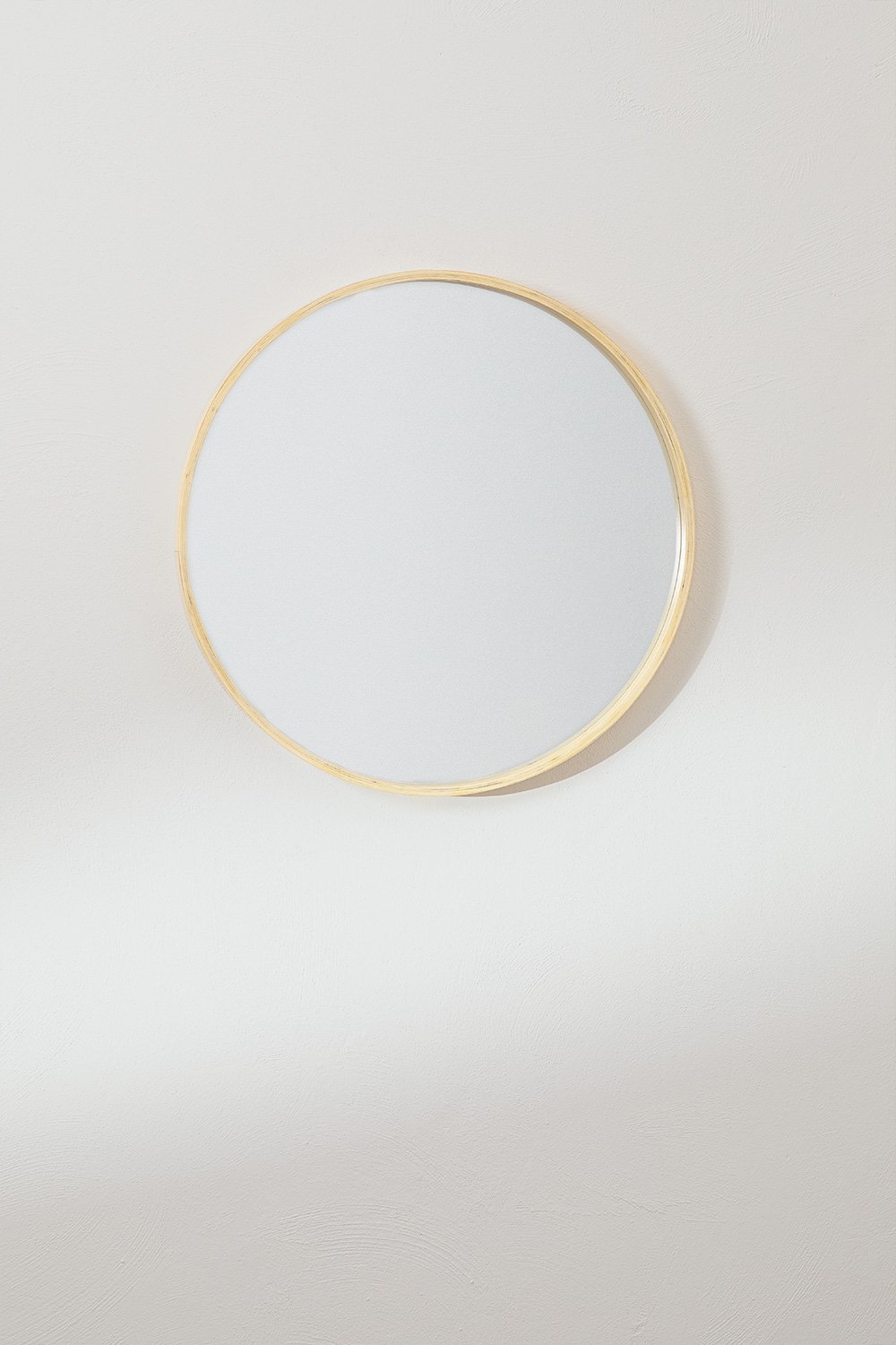 Round Wooden Wall Mirror Yiro, gallery image 2