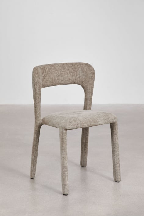 Pack of 4 Brusel upholstered dining chairs