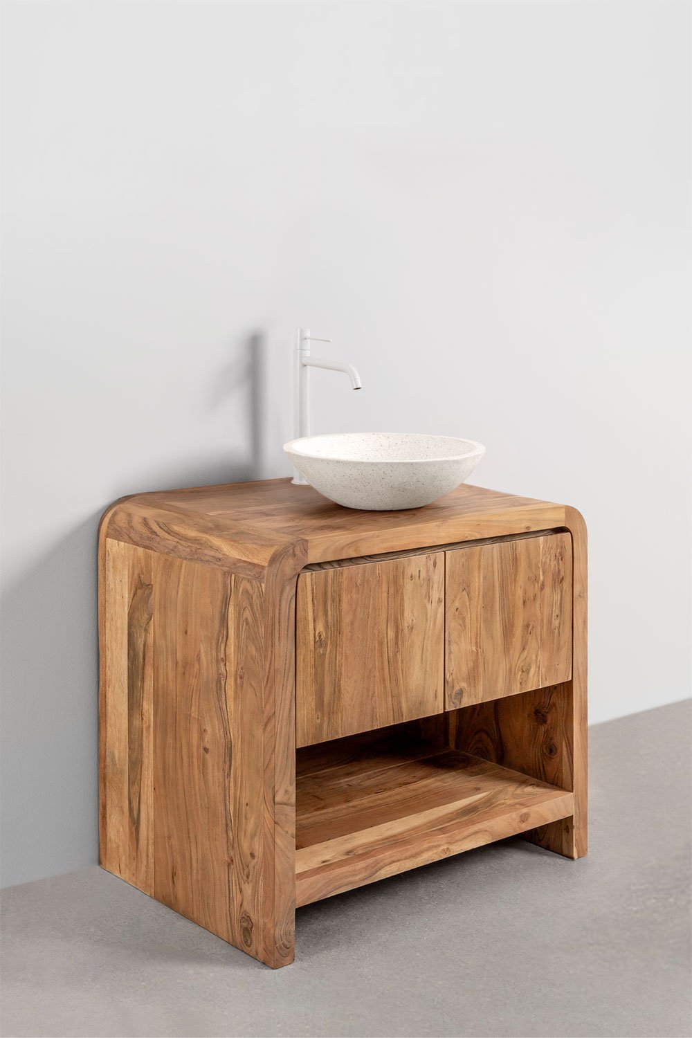 Vacry wooden bathroom furniture set, gallery image 3