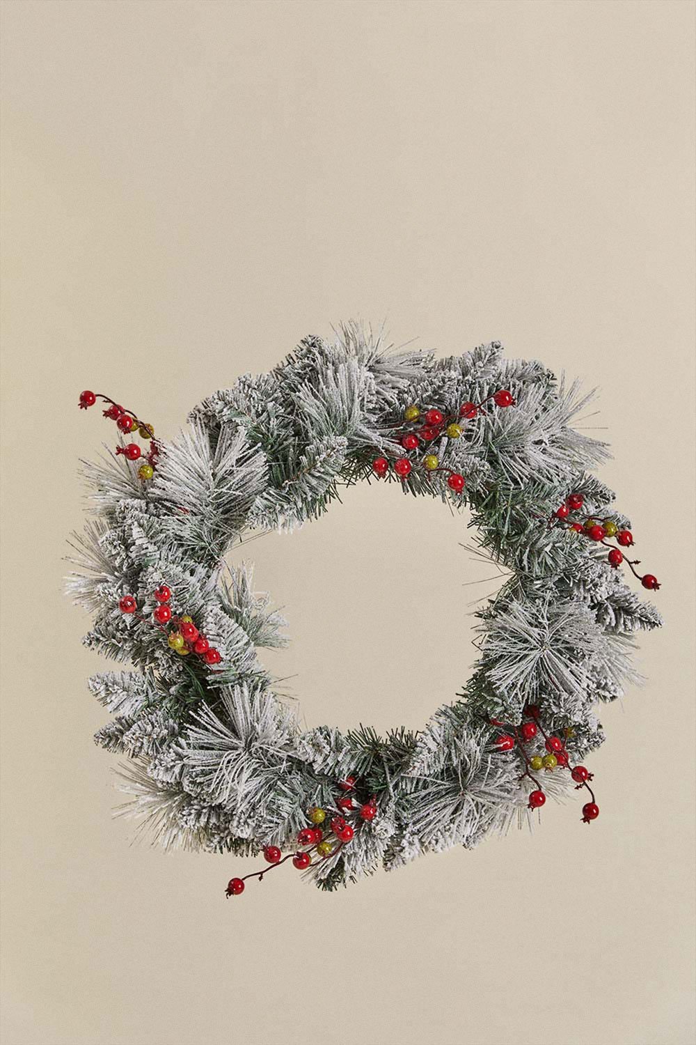 Gaela Christmas Wreath with LED Lights Ø60 cm, gallery image 1