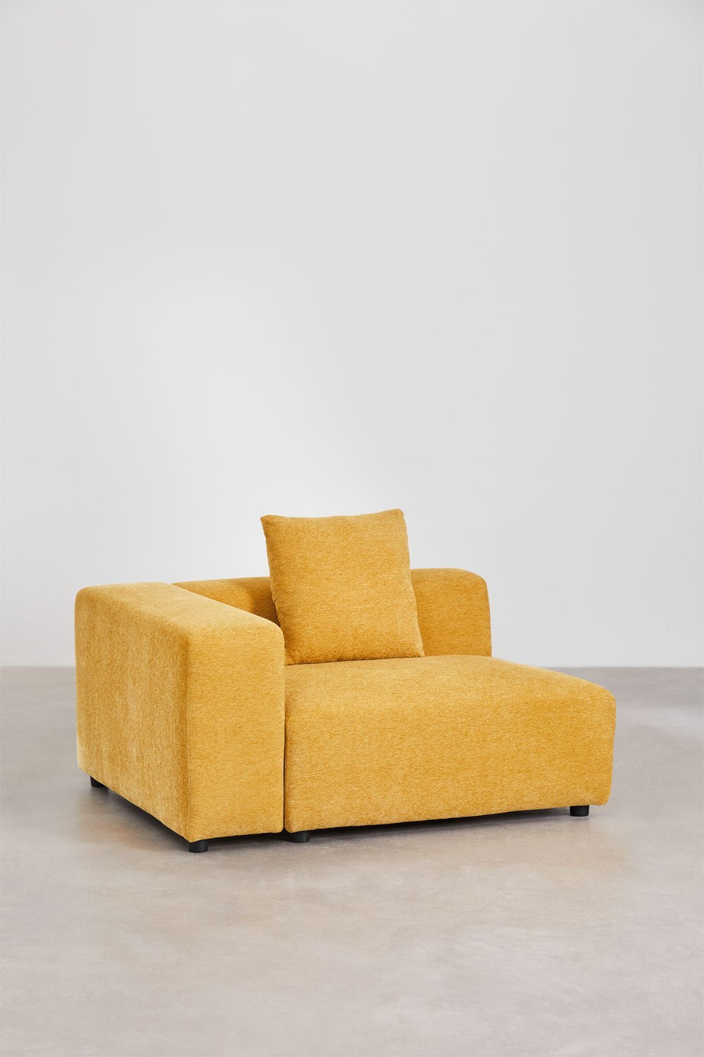 Left corner module (135x113 cm) with cushion for Bruna modular sofa, gallery image 1