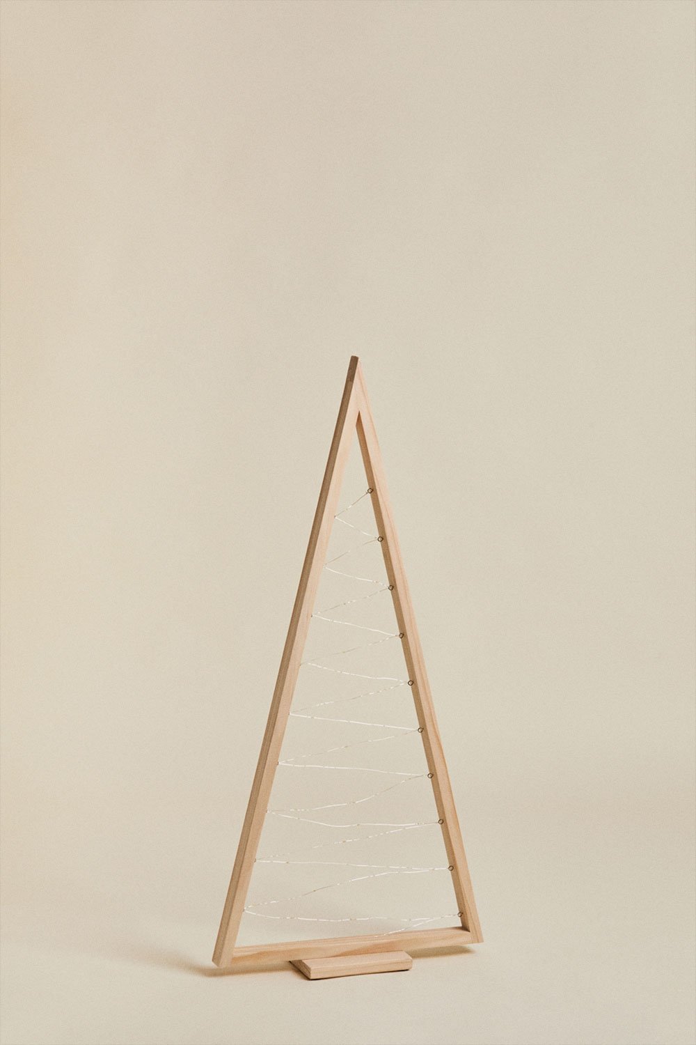 Elwood pine wood Christmas tree with LED light, gallery image 4