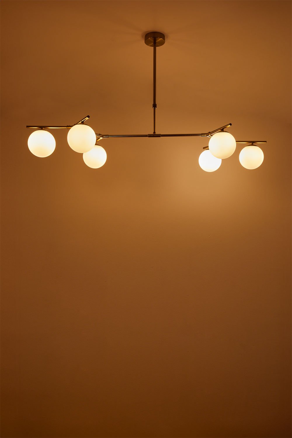 Ceiling Lamp with 6 Garland Glass Balls, gallery image 2