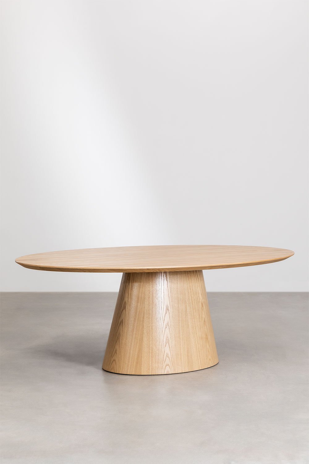 Oval wooden dining table (220x120 cm) Aura, gallery image 1