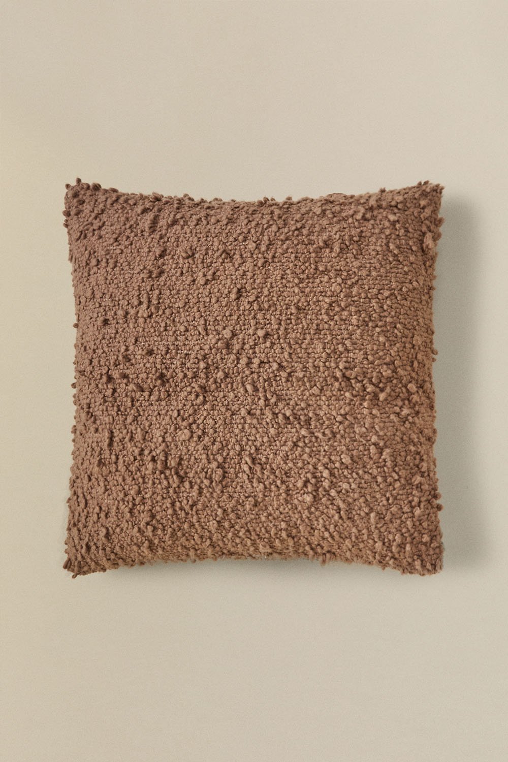 Square cushion in bouclé fabric (45x45 cm) Zanero, gallery image 2